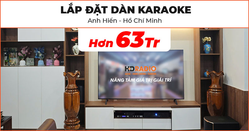 Lắp đặt Dàn Karaoke cao cấp trị giá hơn 63 triệu đồng cho anh Hiển ở Quận 12, Hồ Chí Minh (JBL KPS1, Pasion 12SP, KX180A, VM300, Wharfedale XR2500)