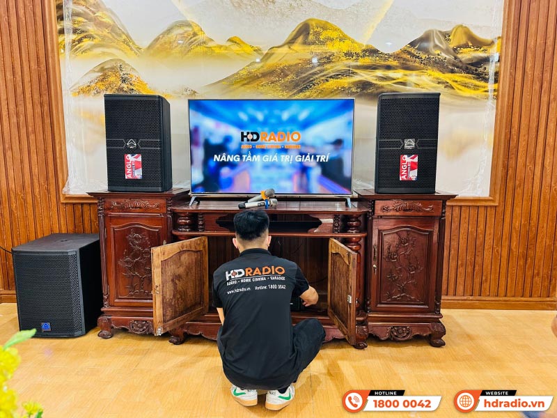 Dàn karaoke cao cấp của anh Hoàn ở Hà Nam