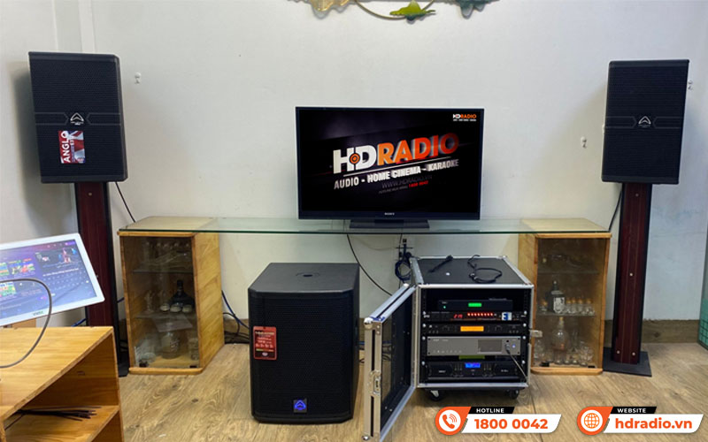 Lắp đặt hệ thống dàn âm thanh karaoke cao cấp cho anh Khải Lắp đặt hệ thống dàn âm thanh karaoke cao cấp cho anh Khải