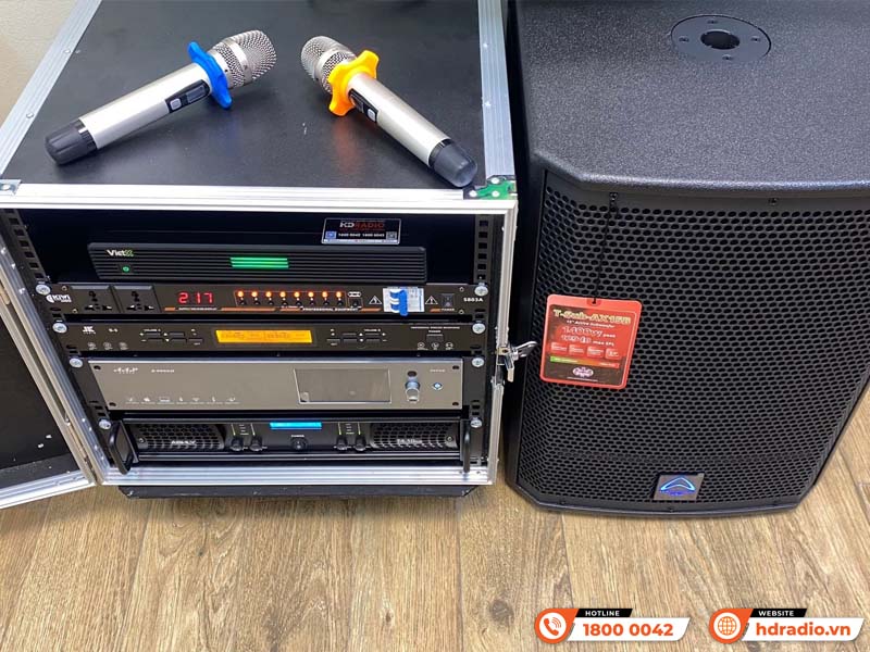 Lắp đặt hệ thống dàn âm thanh karaoke cao cấp cho anh Khải Lắp đặt hệ thống dàn âm thanh karaoke cao cấp cho anh Khải
