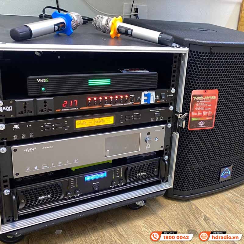 Lắp đặt hệ thống dàn âm thanh karaoke cao cấp cho anh Khải Lắp đặt hệ thống dàn âm thanh karaoke cao cấp cho anh Khải