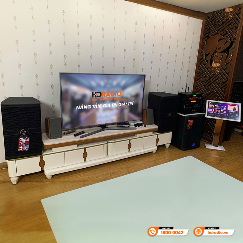 Lắp đặt Dàn karaoke cao cấp cho anh Luân ở Hà Đông