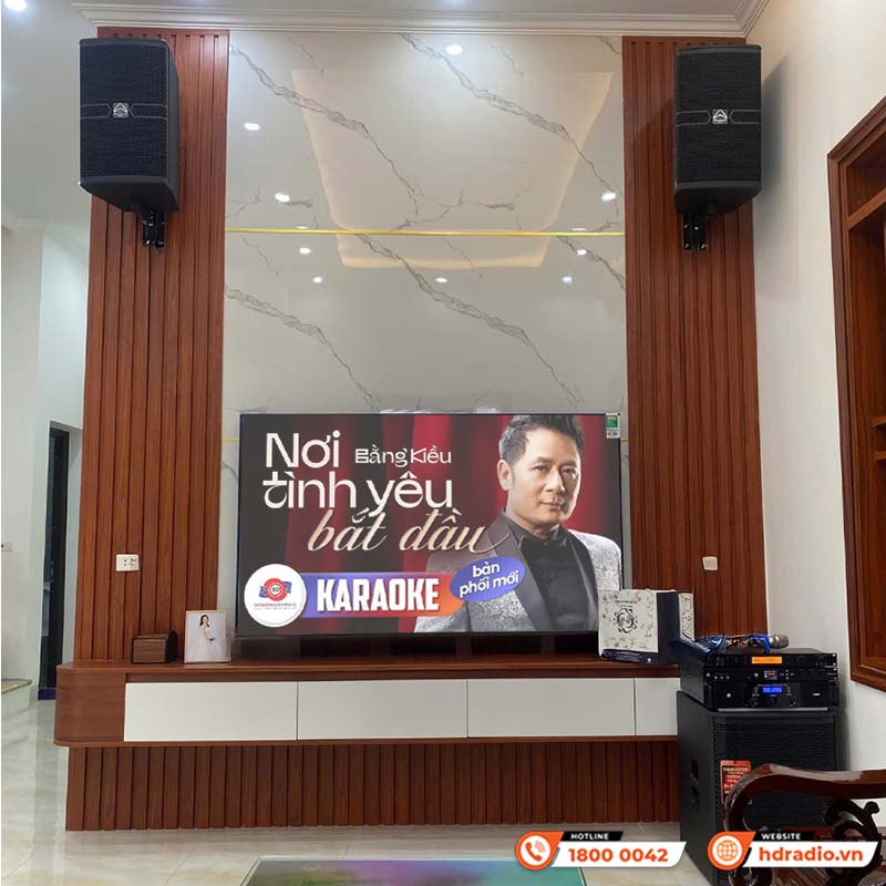 Lắp đặt Dàn karaoke cao cấp cho anh Nam ở Phú Thọ