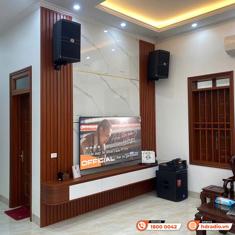 Lắp đặt Dàn karaoke cao cấp cho anh Nam ở Phú Thọ