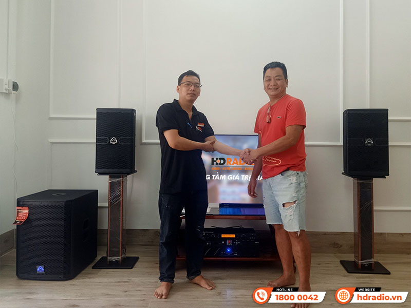 Lắp đặt bộ Dàn karaoke cao cấp cho anh Thanh ở Đồng Nai