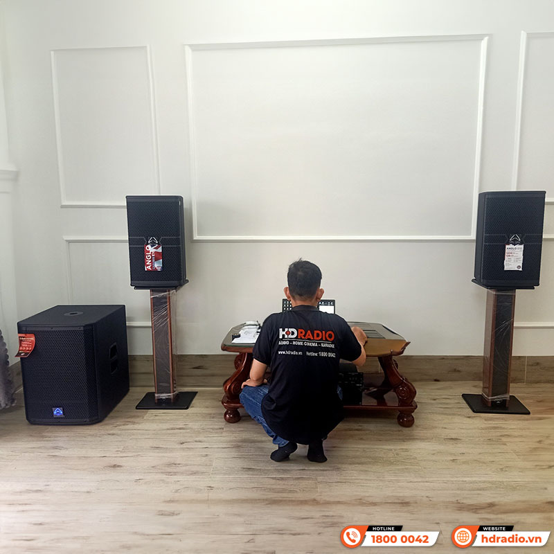 Lắp đặt bộ Dàn karaoke cao cấp cho anh Thanh ở Đồng Nai