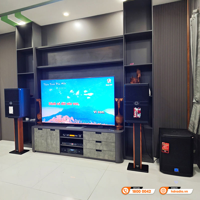 Lắp đặt dàn karaoke cao cấp trị giá hơn 101 triệu đồng cho chị Ánh ở Quận Gò Vấp