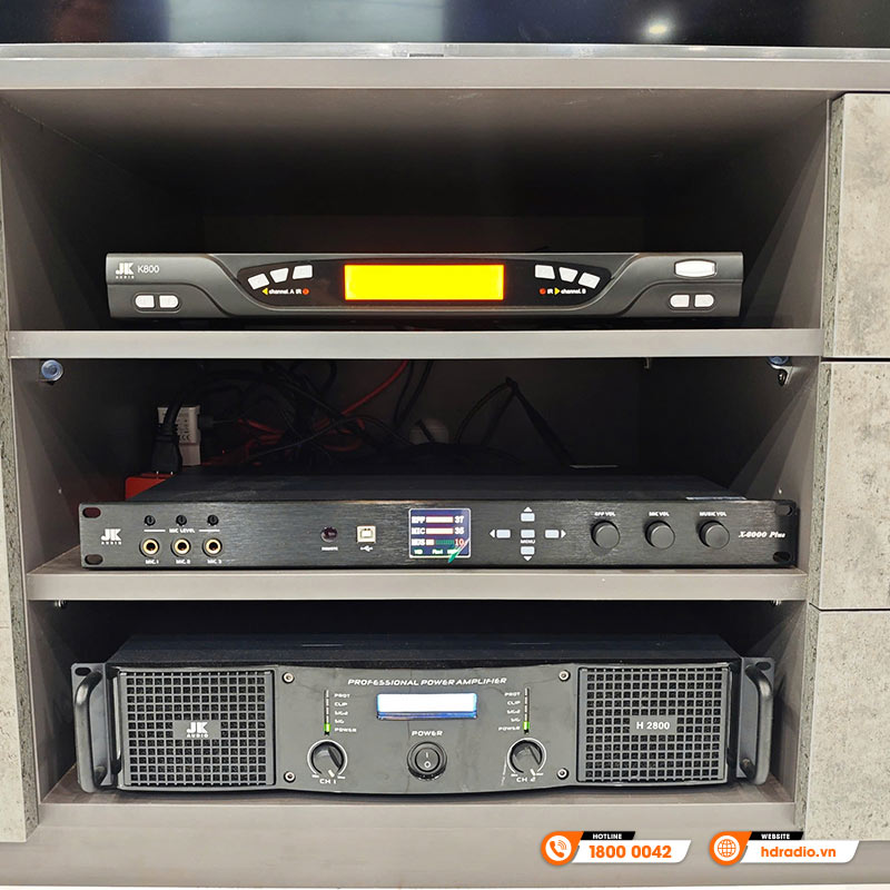 Lắp đặt dàn karaoke cao cấp trị giá hơn 101 triệu đồng cho chị Ánh ở Quận Gò Vấp