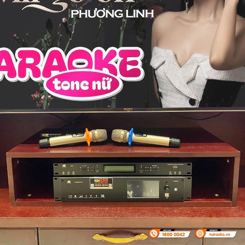 Lắp đặt Dàn karaoke cao cấp cho chị Hảo ở Hà Nội