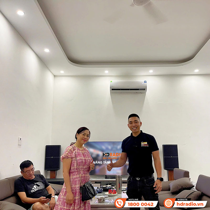 Lắp đặt Dàn karaoke cao cấp cho chị Hoa Lắp đặt Dàn karaoke cao cấp cho chị Hoa