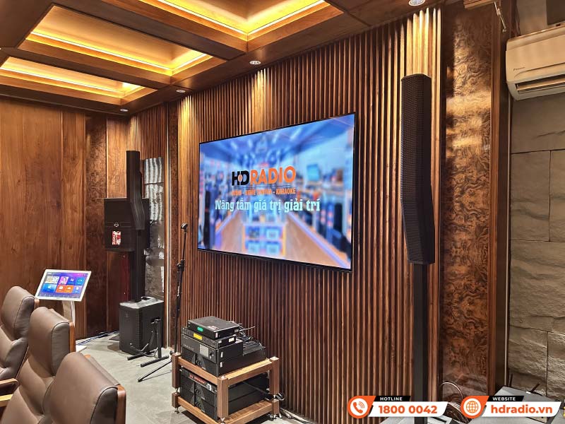 Dàn karaoke cao cấp của chị Phú