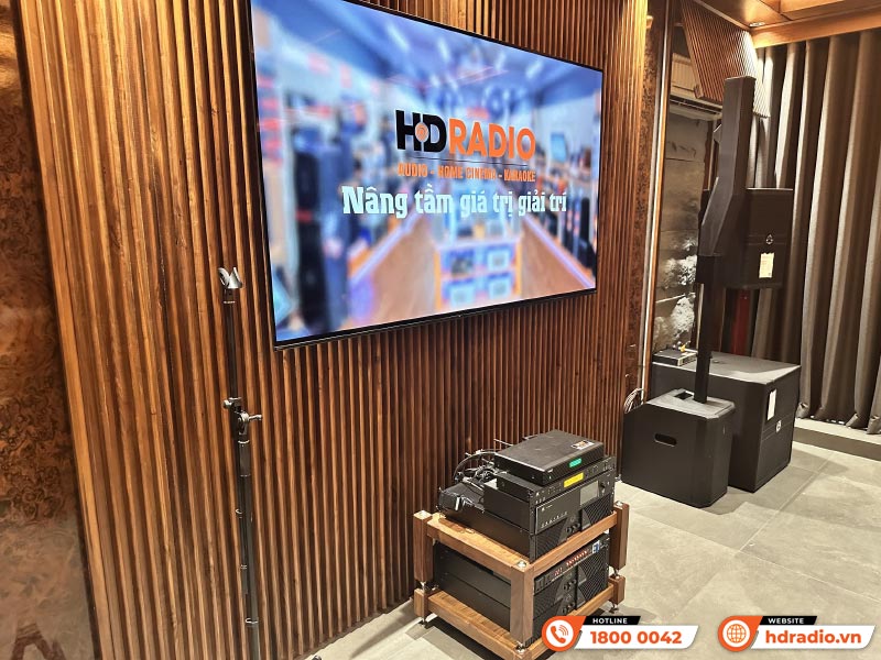 Dàn karaoke cao cấp của chị Phú