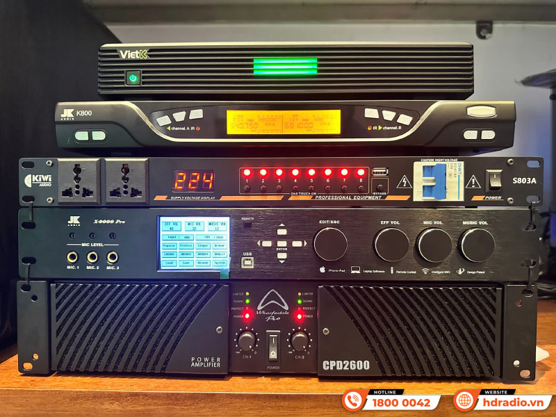 Dàn karaoke cao cấp của chị Thái