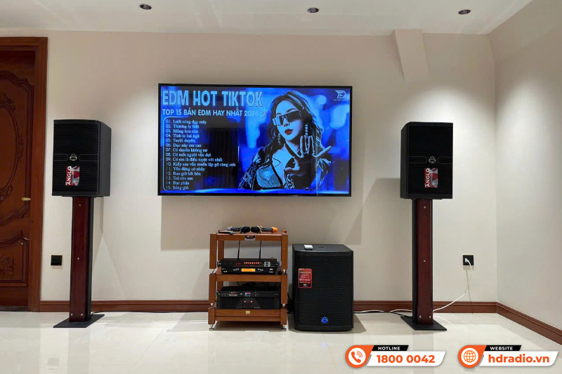 Dàn Karaoke Cao Cấp HDR53 tại nhà anh Sơn ở Bắc Giang