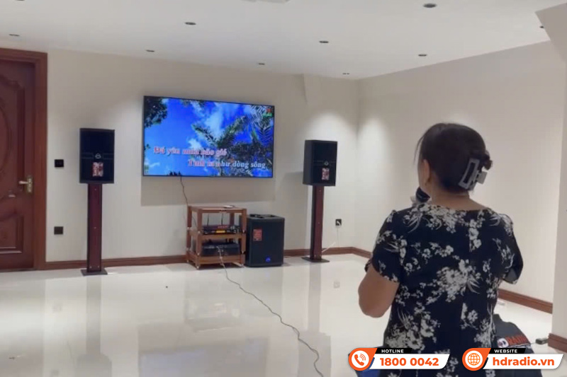 Dàn karaoke cao cấp HDR53 của anh Sơn