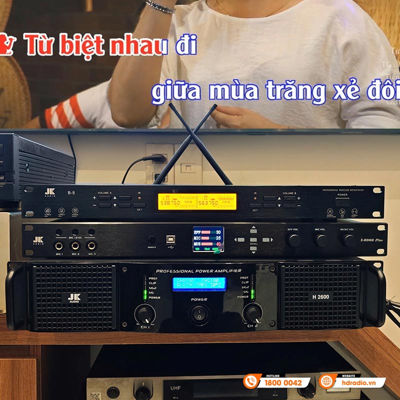 Cục công suất JKAudio H2600, Công suất 600W x 2 Kênh, Mạch Công suất Class H-23