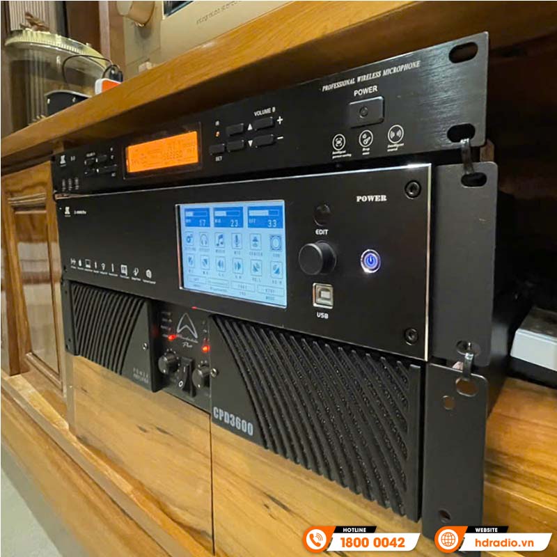 Dàn karaoke cao cấp HDR90 của anh Cường