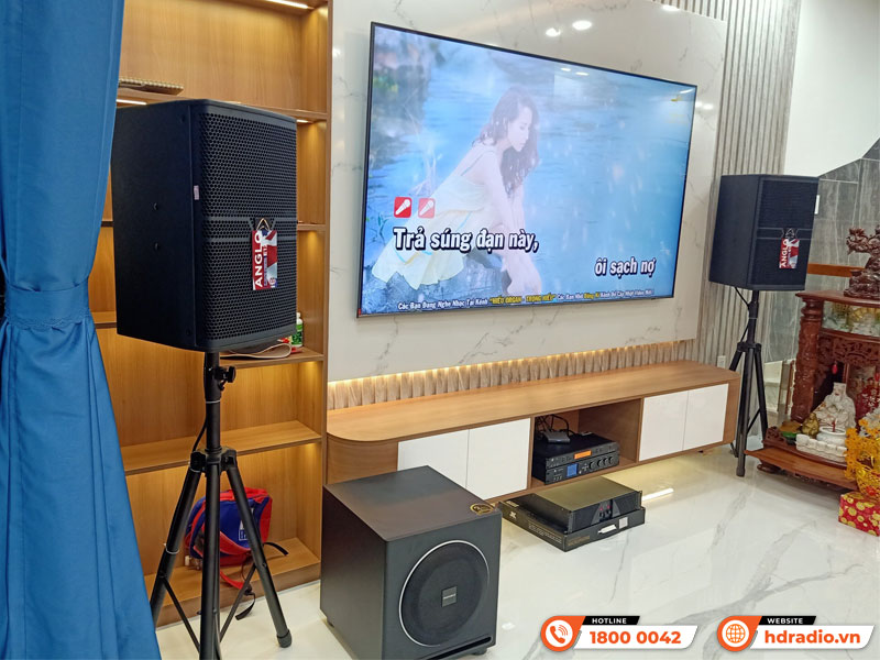 Lắp đặt Dàn Karaoke cao cấp trị giá hơn 100 triệu đồng cho anh Dũng Lắp đặt Dàn Karaoke cao cấp trị giá hơn 100 triệu đồng cho anh Dũng