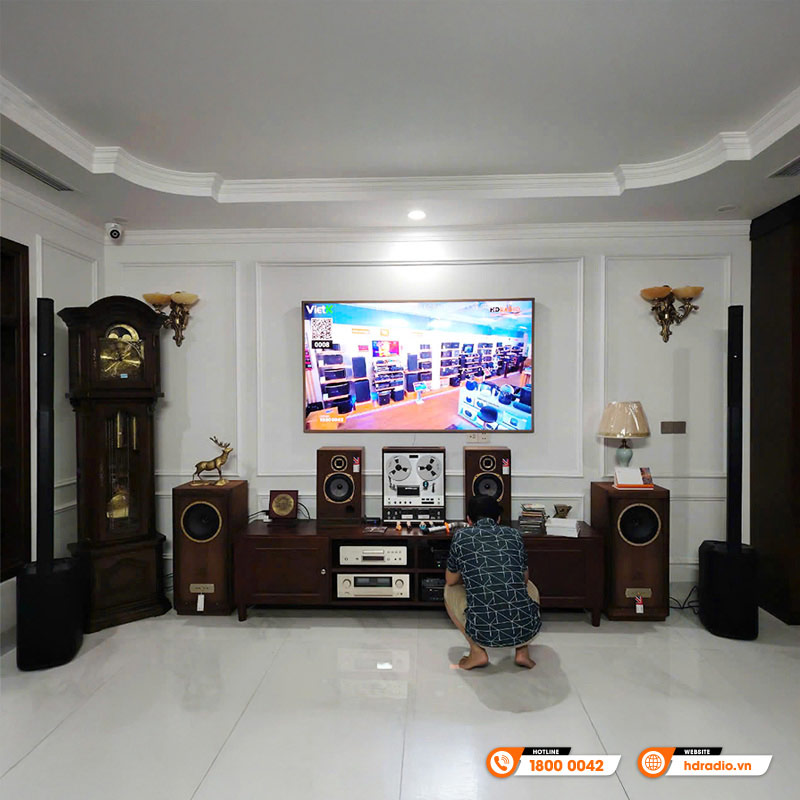 Lắp đặt Dàn karaoke cao cấp trị giá hơn 103 triệu đồng cho anh Hải