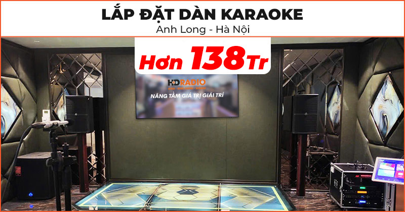 Dàn karaoke cao cấp của anh Long