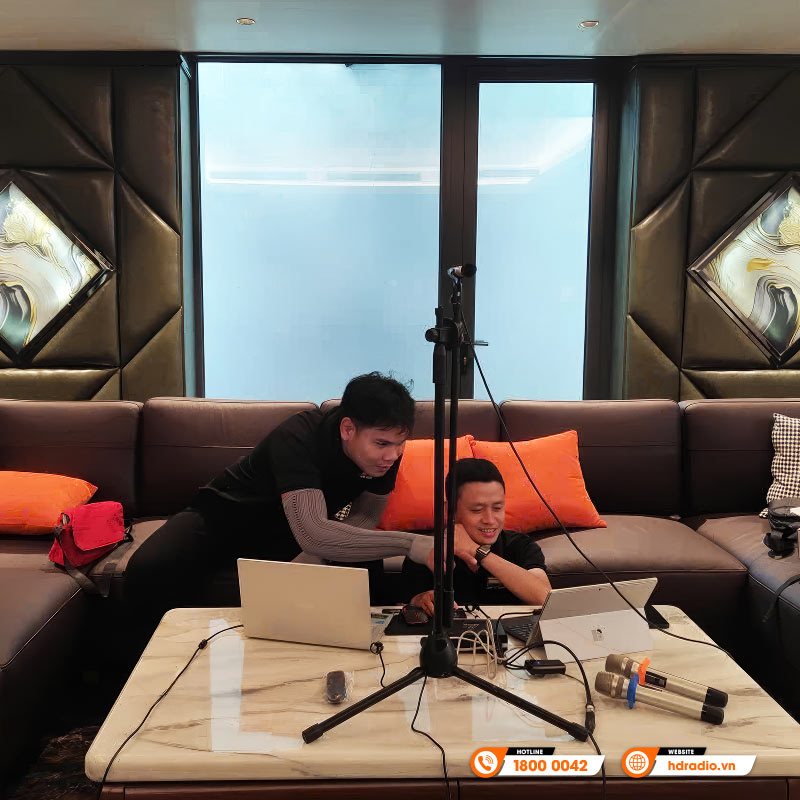 Dàn karaoke cao cấp của anh Long