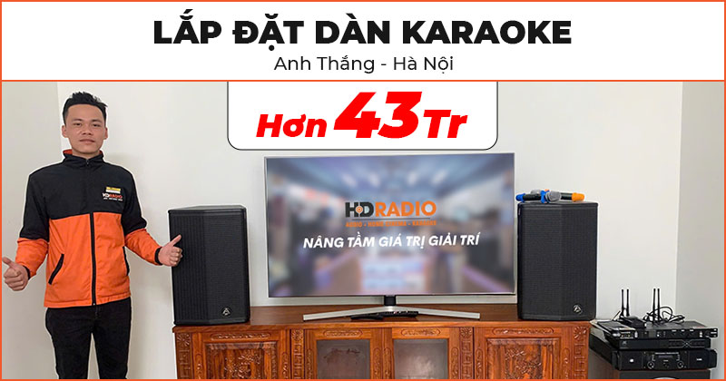 Bộ dàn karaoke của anh Thắng
