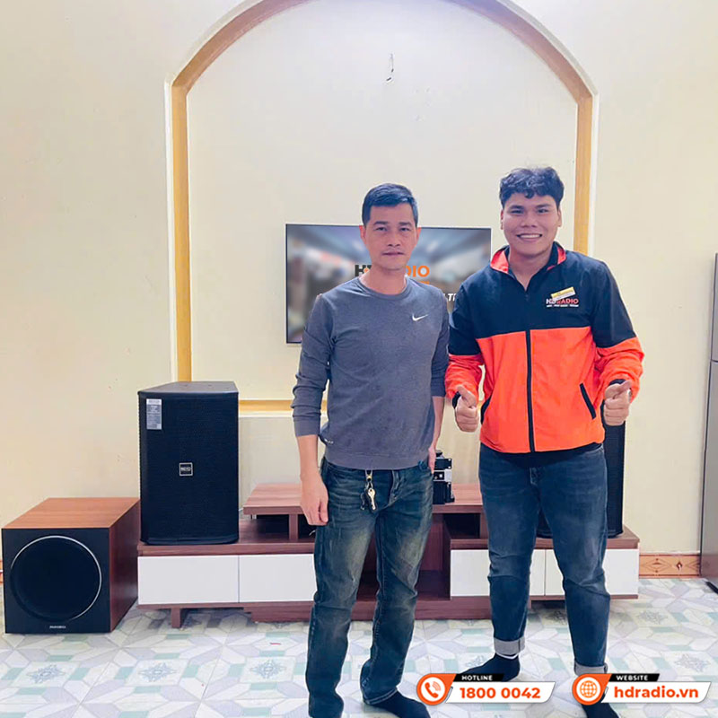 Lắp đặt Dàn karaoke chất lượng cho anh Quang ở Quận Thanh Xuân, Hà Nội