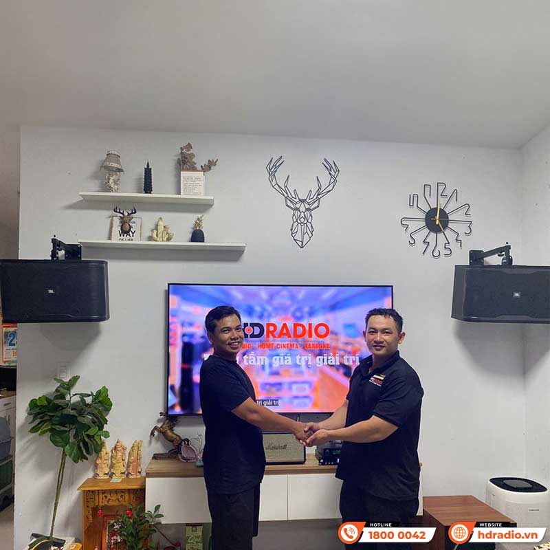 Lắp đặt Dàn Karaoke chất lượng trị giá hơn 28 triệu đồng cho anh Khánh