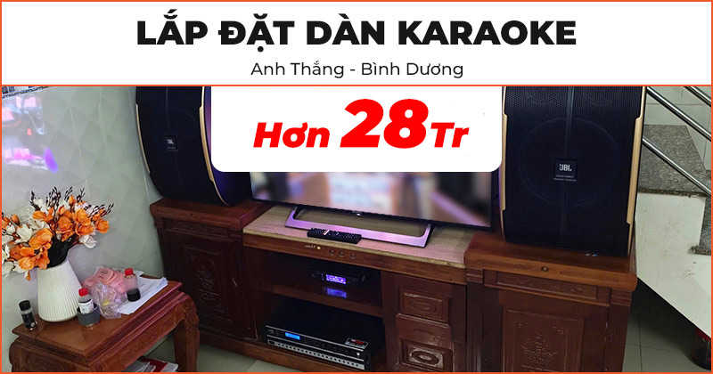 Dàn karaoke chất lượng của anh Thắng Dàn karaoke chất lượng của anh Thắng