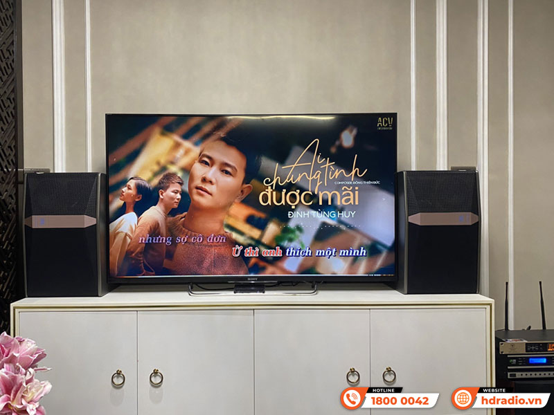 Hình ảnh thực tế cặp loa JBL Ki510 tại nhà anh Đạt ở Thanh Xuân, Hà Nội