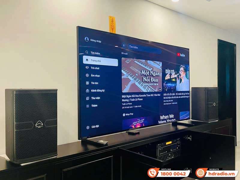Lắp đặt Dàn karaoke chất lượng trị giá hơn 80 triệu đồng cho chị Linh