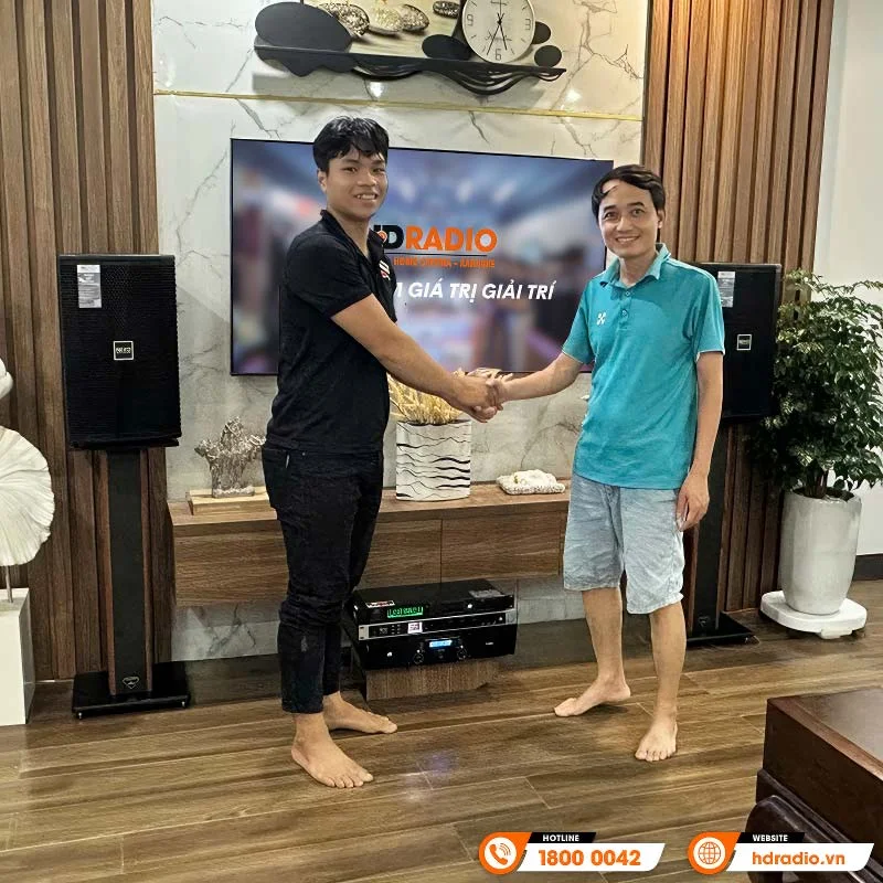 Lắp đặt Dàn karaoke cho anh Chính ở Vĩnh Phúc
