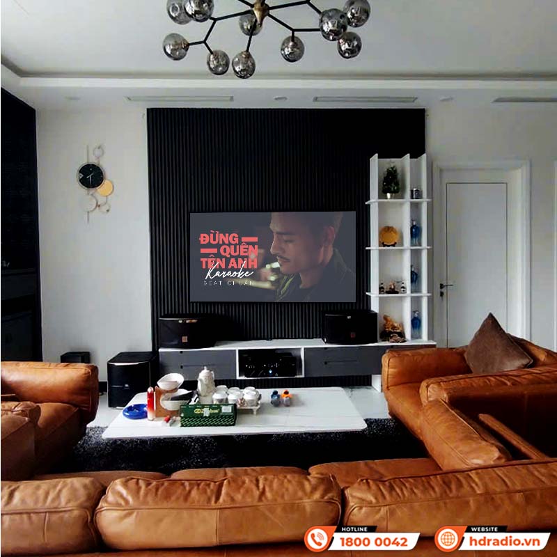 Lắp đặt Dàn karaoke cực hay cho anh Dũng