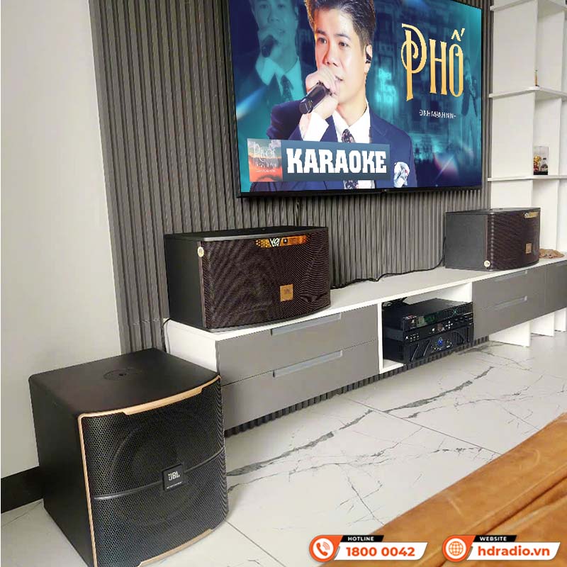 Lắp đặt Dàn karaoke cực hay cho anh Dũng