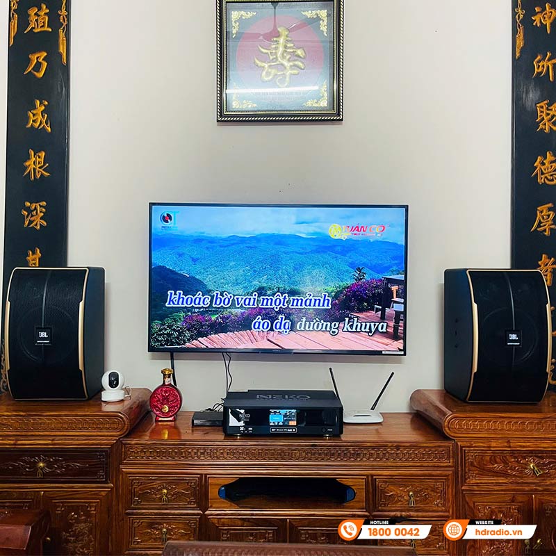Lắp đặt Dàn karaoke chất lượng cho anh Hiếu ở Hà Nội