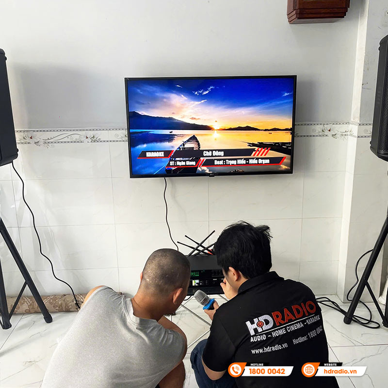Lắp đặt Dàn karaoke cực hay cho anh Phú Lắp đặt Dàn karaoke cực hay cho anh Phú