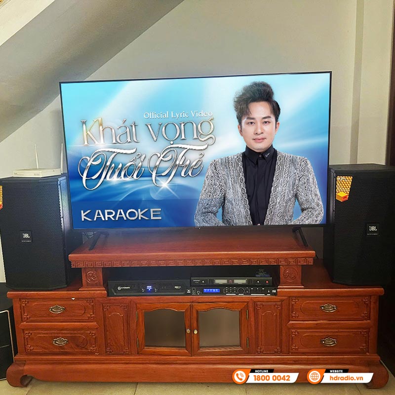 Dàn karaoke của anh Tiến