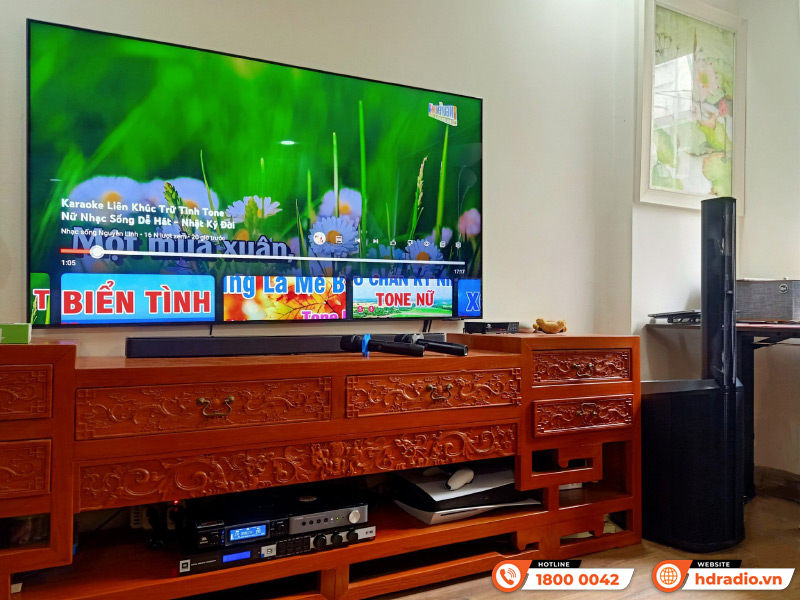 Bộ dàn karaoke của anh Tuấn ở Hồ Chí Minh