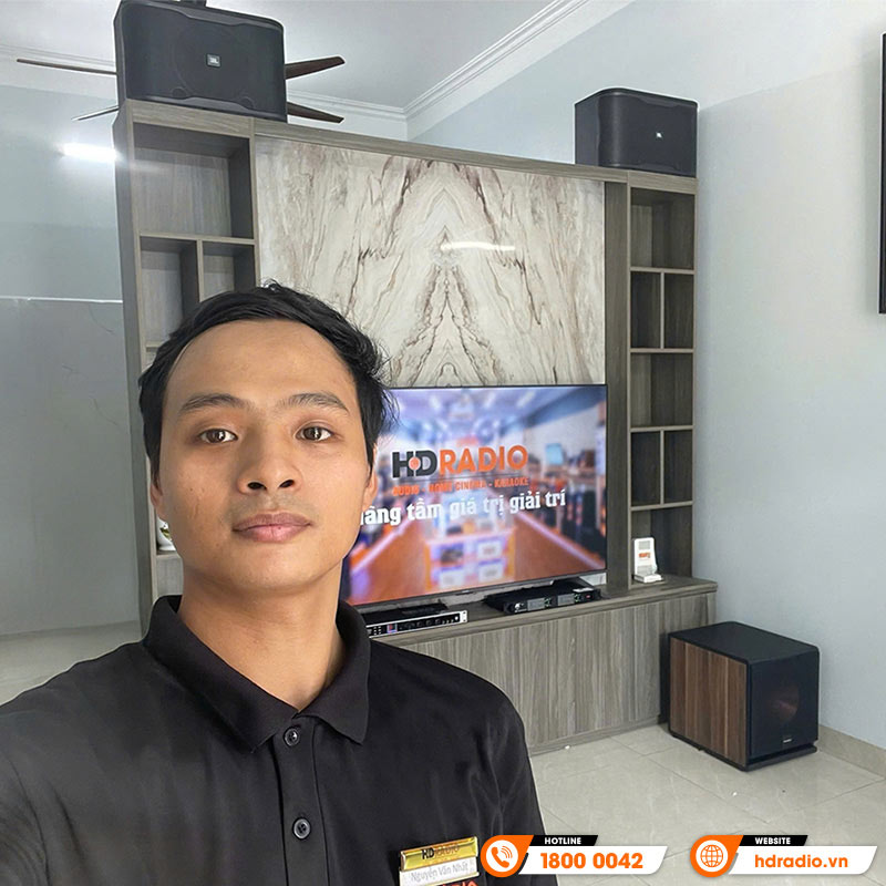 Lắp đặt Dàn Karaoke cực chất trị giá hơn 23 triệu đồng cho chị Mai ở Chương Mỹ, Hà Nội