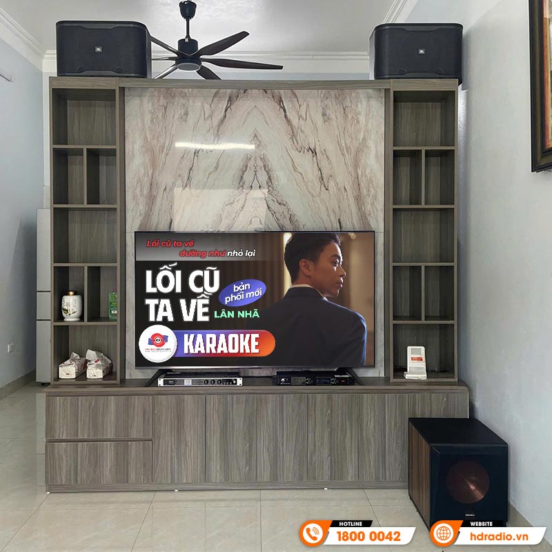 Lắp đặt Dàn Karaoke cực chất trị giá hơn 23 triệu đồng cho chị Mai ở Chương Mỹ, Hà Nội