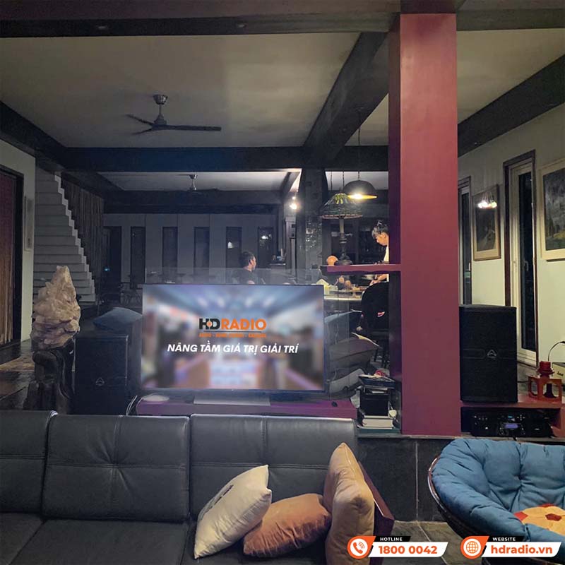 Lắp đặt Dàn karaoke cao cấp cho chị Thuý ở Hà Nội