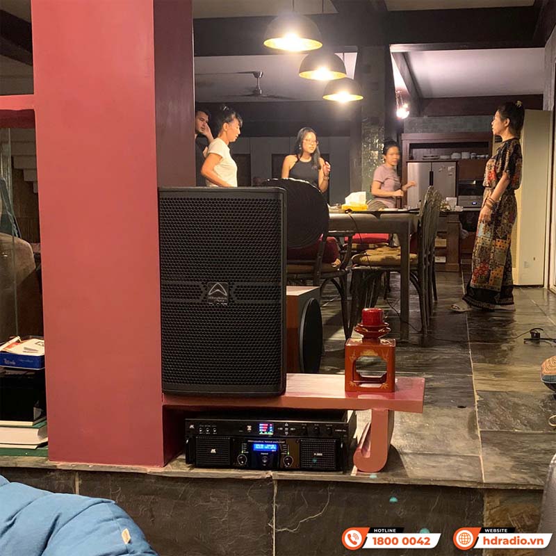 Lắp đặt Dàn karaoke cao cấp cho chị Thuý ở Hà Nội