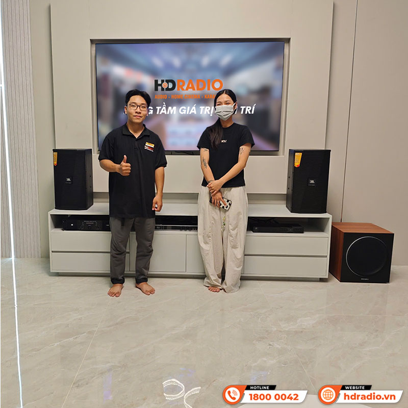 Lắp đặt Dàn karaoke chất lượng cho gia đình anh Trung Lắp đặt Dàn karaoke chất lượng cho gia đình anh Trung
