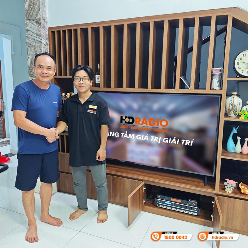 Lắp đặt Dàn karaoke cho gia đình chị Quý Lắp đặt Dàn karaoke cho gia đình chị Quý