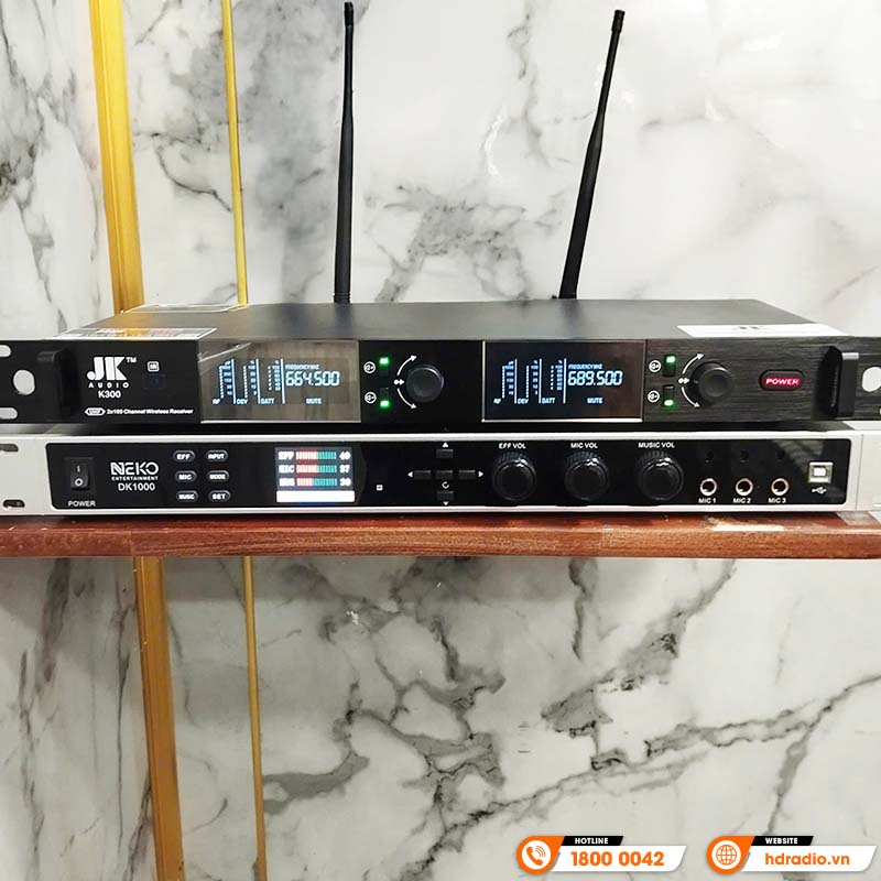 Micro Không Dây JKAudio K300, Cảm biến tự ngắt, Dò sóng sạch-27