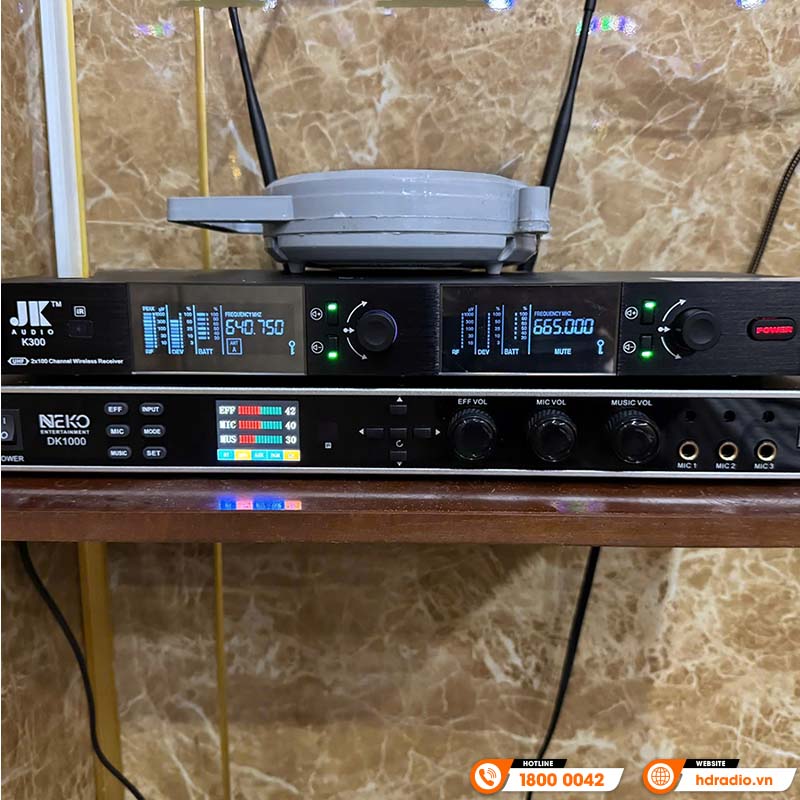 Micro Không Dây JKAudio K300, Cảm biến tự ngắt, Dò sóng sạch-28