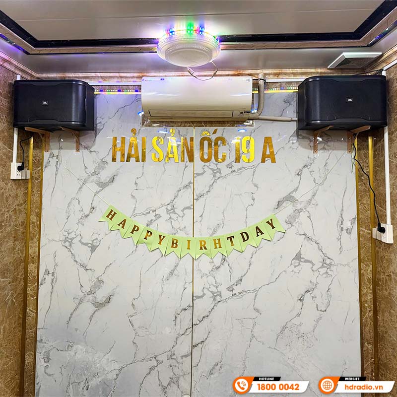 Lắp đặt Hệ thống Dàn Karaoke cho quán Hải Sản Ốc 19A