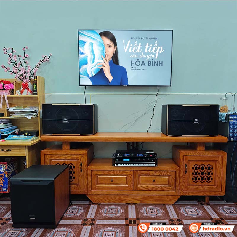 Lắp đặt dàn karaoke cực chất cho anh Lung ở Bình Dương