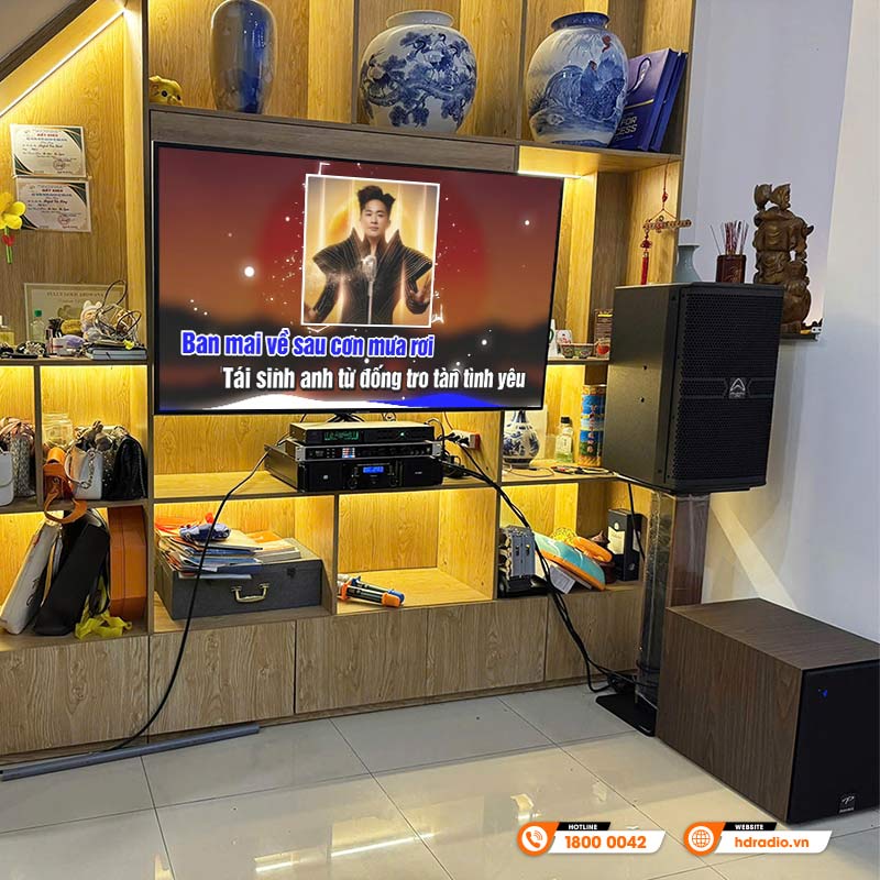 Lắp đặt Dàn karaoke cực chất trị giá gần 48 triệu đồng cho anh Phước