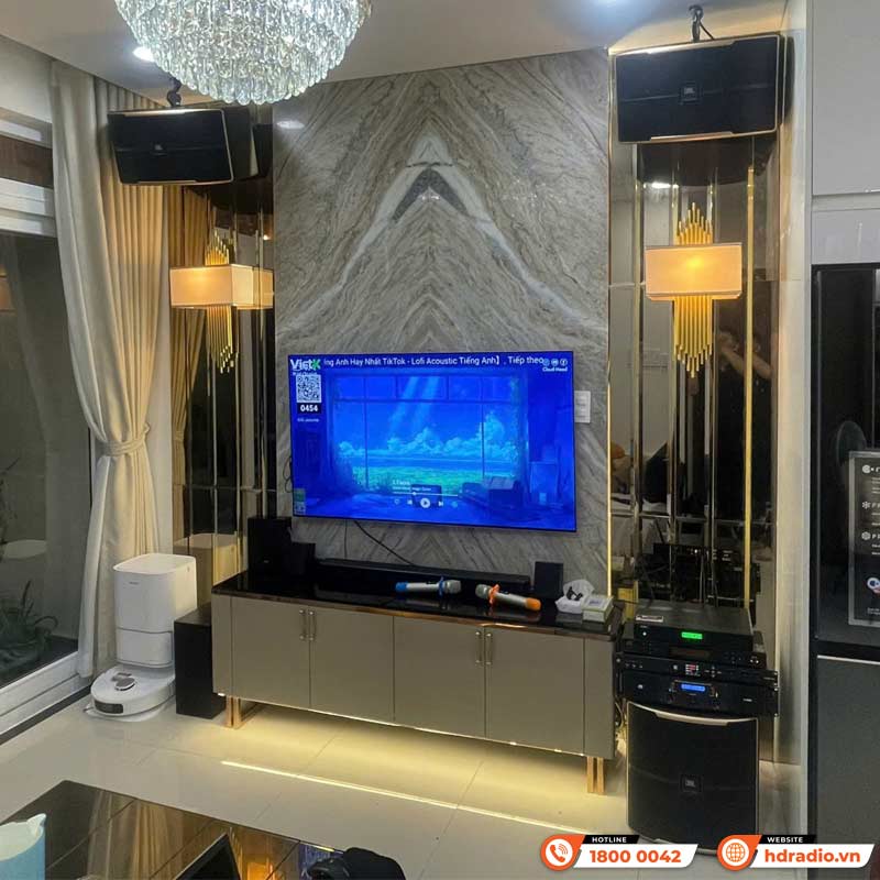 Lắp đặt dàn Karaoke cực chất trị giá hơn 59 triệu đồng cho chị Hương